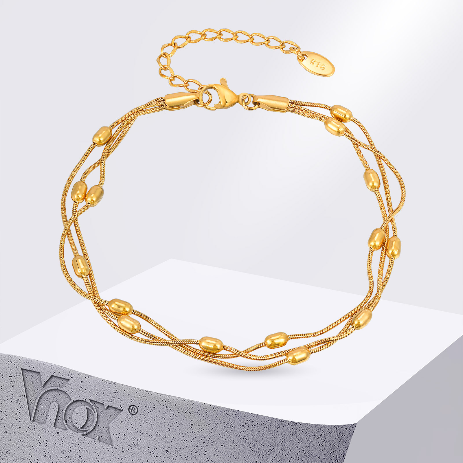 Jc Jewelry & Watches Reviews - Vnox летние трехслойные браслеты из нержавеющей