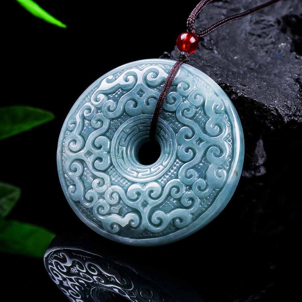 Jewelry & Watches Vitopoulos Reviews - Натуральный бирманский нефритовый кулон-цветок, винтажное дизайнерское
