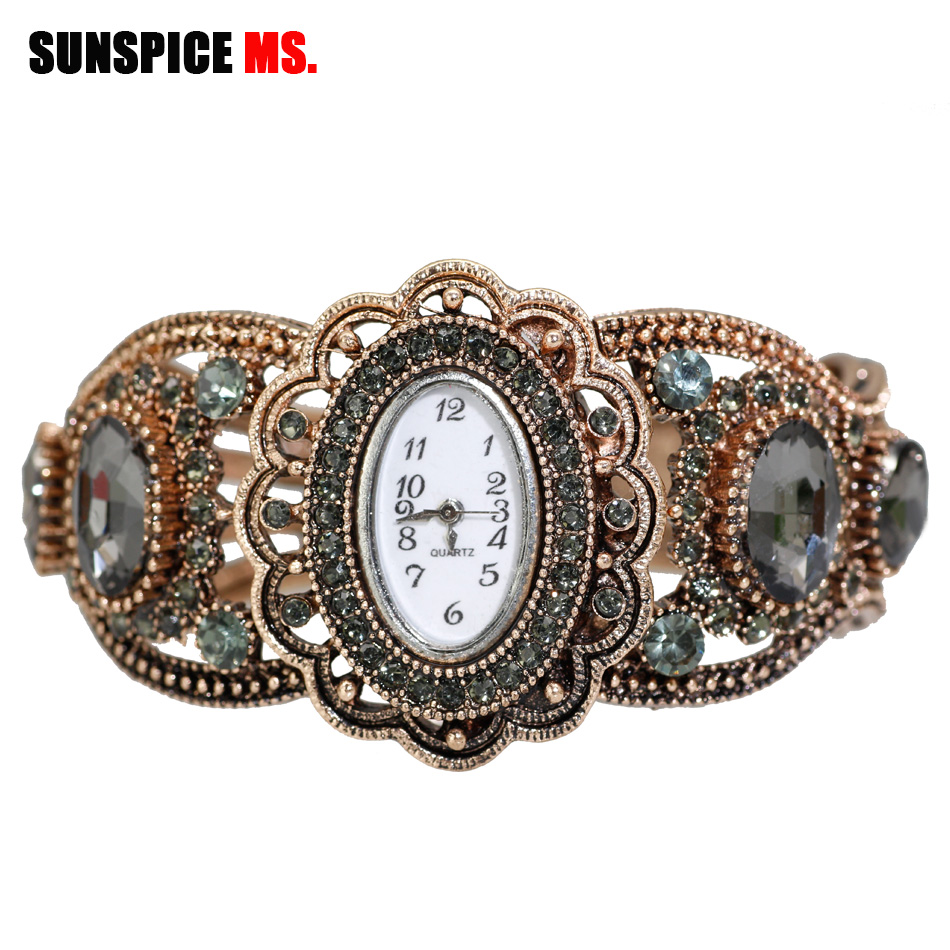 Indian Jewelry Watches - SUNSPICE-MS кварцевые наручные часы ретро винтажный