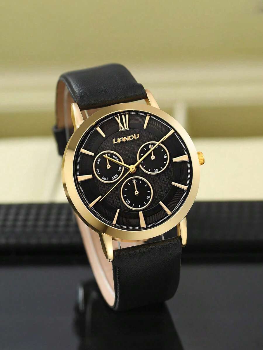Jewelry And Watches - Мужской модный повседневный кварцевый наручный часовой