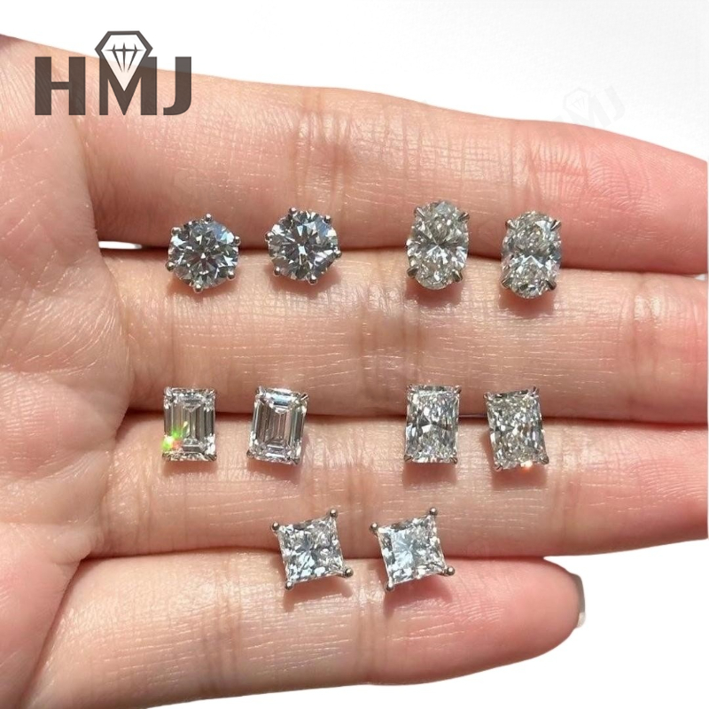 Diamond Stud Earrings - Оптовая продажа, серьги-гвоздики с муассанитом и