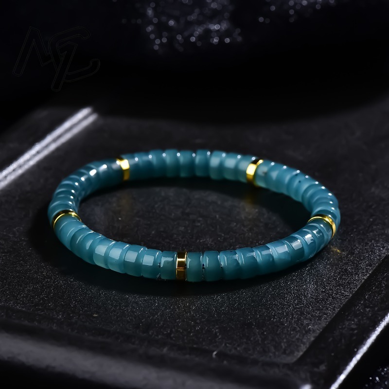 Jewelry & Watches Vitopoulos Reviews - Браслет из натурального жадеита с бусинами-абакусами