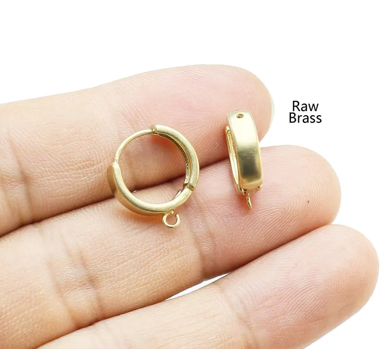 Hoop Earrings - 10 шт. круглые серьги-кольца, серьги-кольца Huggie,