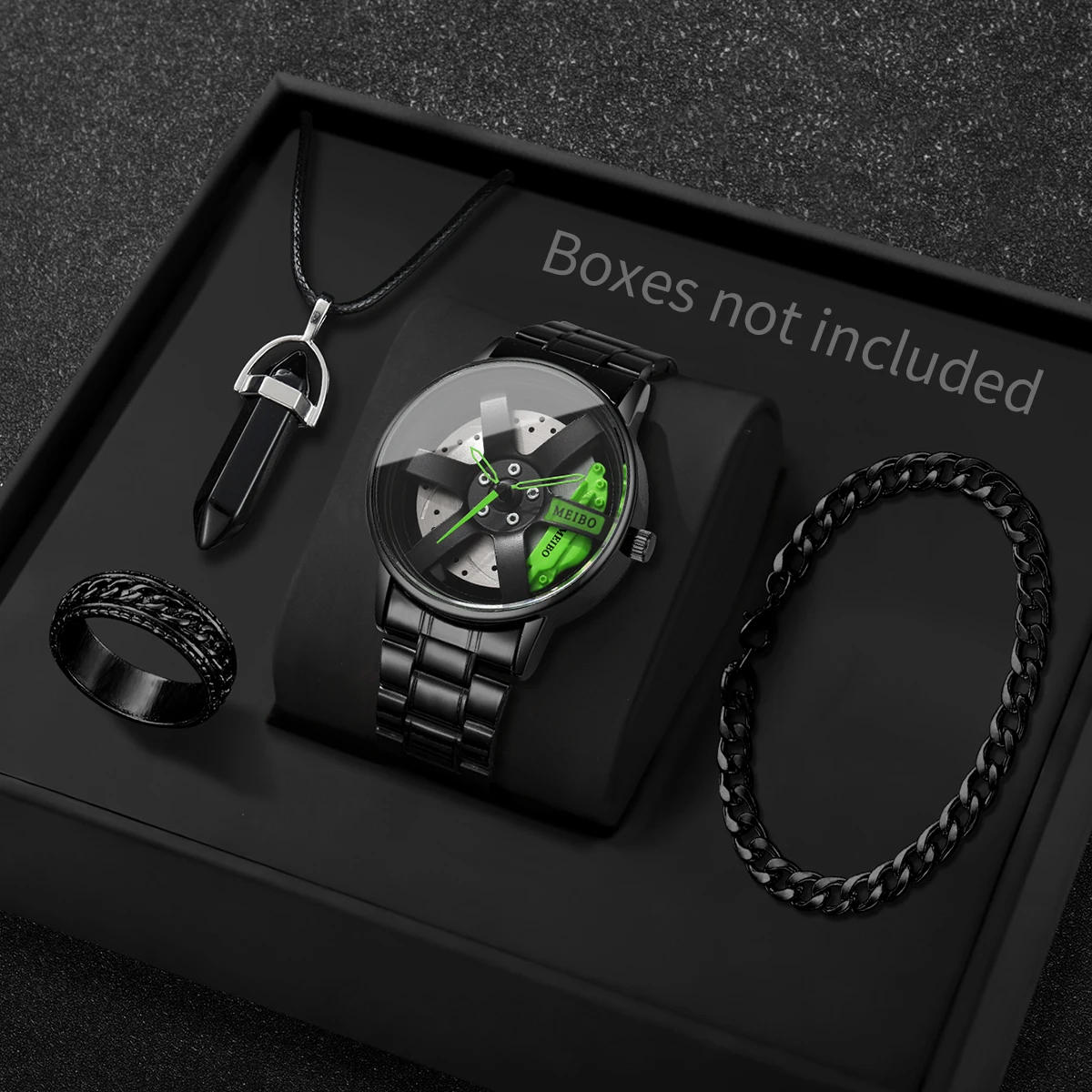Набор из 4 модных мужских спор – обзор и цена Mystery Jewelry Jar Watches