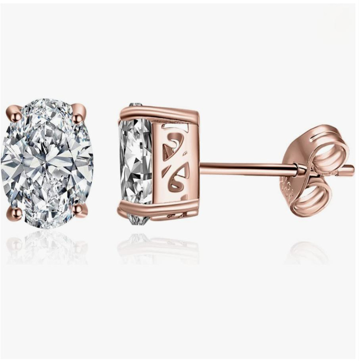 14-каратное золото, физическое – обзор и цена Diamond Stud Earrings