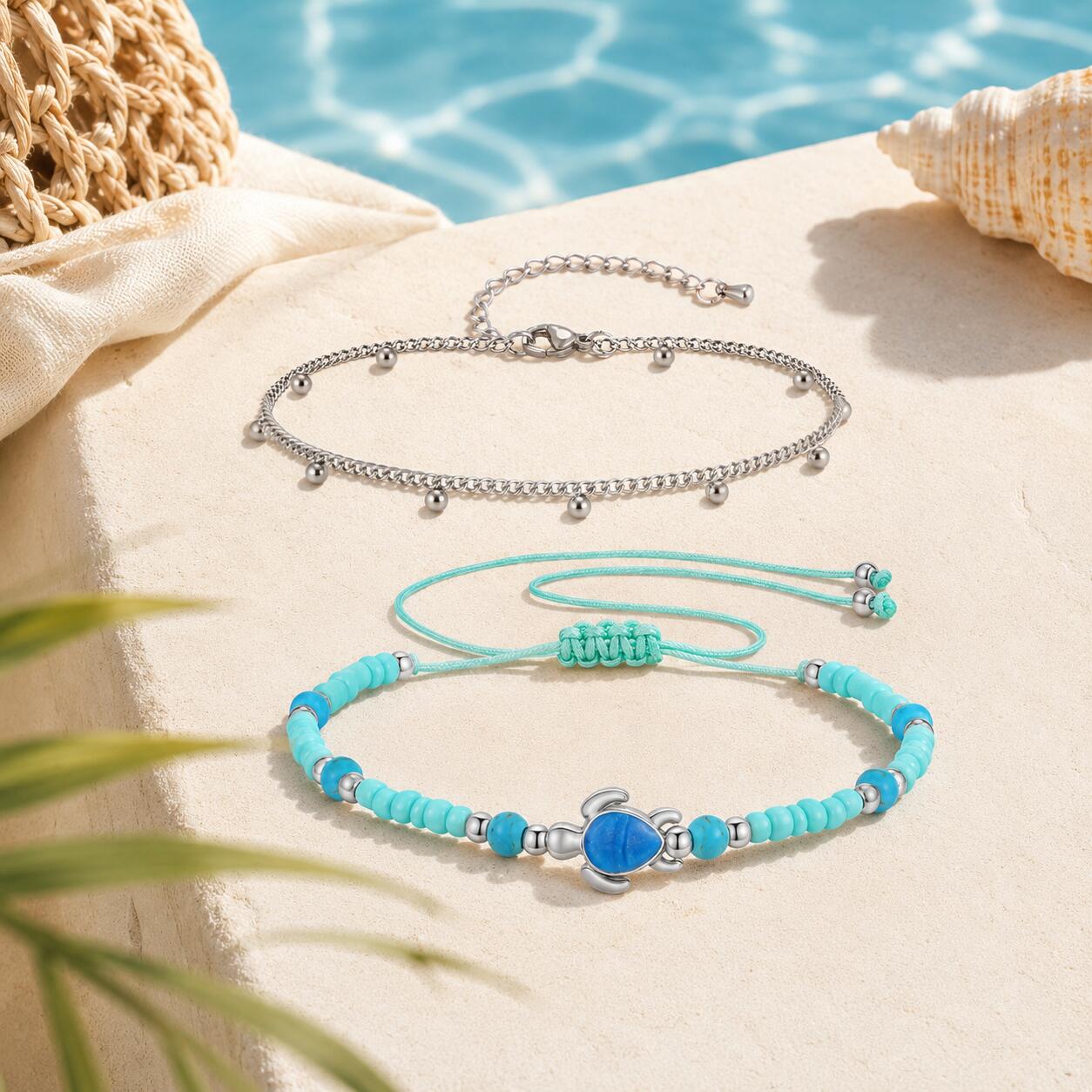 Набор браслетов на ногу из нер – обзор и цена Jc Jewelry & Watches Reviews