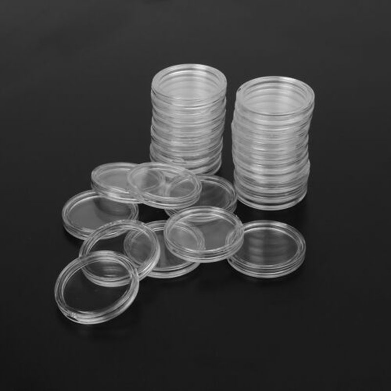 100 прозрачных круглых капсул  – обзор и цена Collectors Coins Jewelry & Watches Of Smithtown Photos