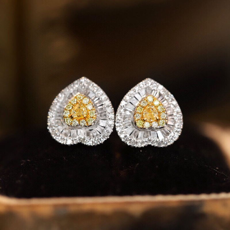 Aazuo настоящие 18-каратные од – обзор и цена Diamond Stud Earrings
