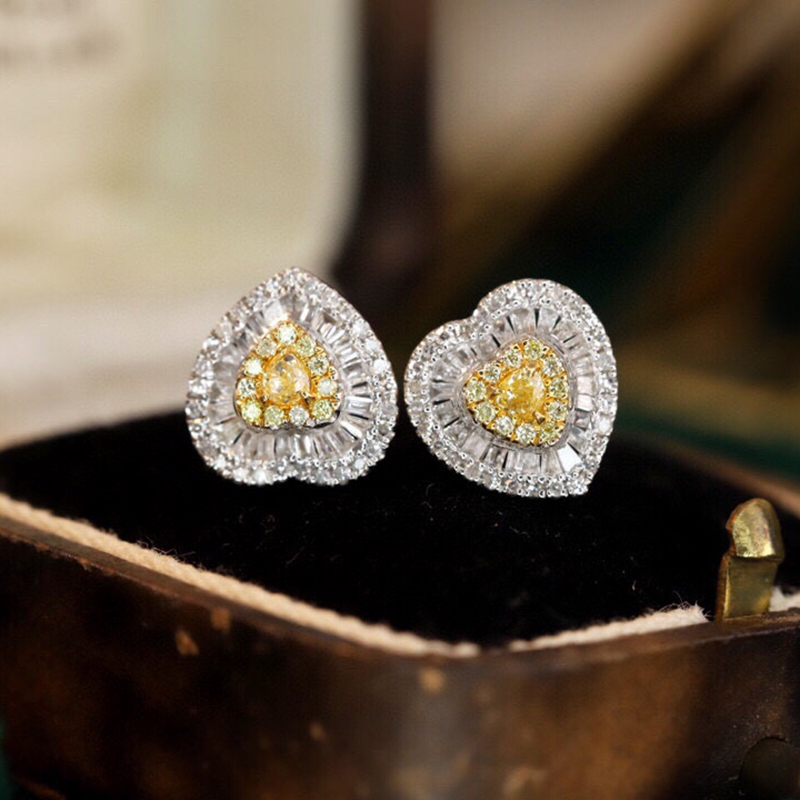 Aazuo настоящие 18-каратные од – обзор и цена Diamond Stud Earrings