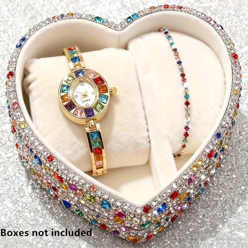 2 шт. элегантных женских кварц – обзор и цена Mystery Jewelry Jar Watches